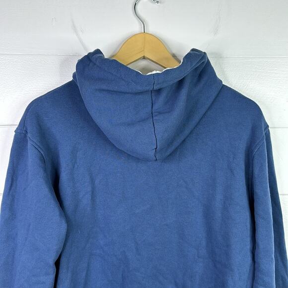 PACIFIC BLUE Blue Eagle Full Zipper Hoodie Jacket Size Small - Picture 3 of 10